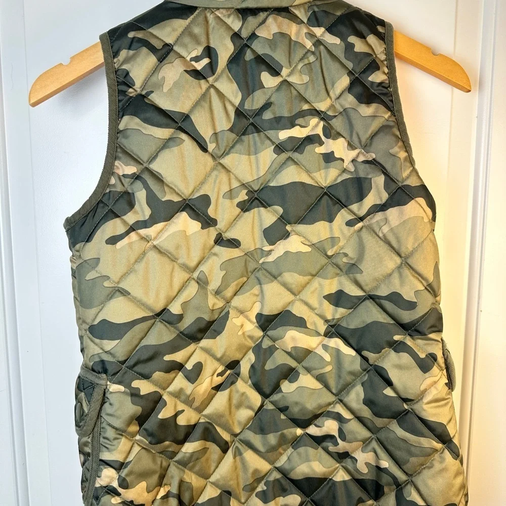Old Navy Camouflage Kids Vest with Pink Lining